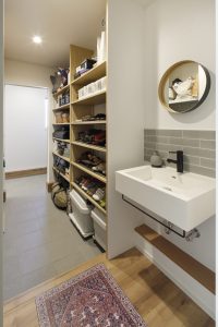 注文住宅　土間収納