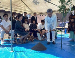 注文住宅　地鎮祭