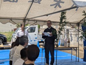注文住宅　地鎮祭
