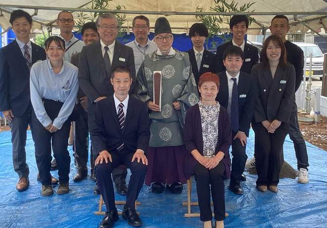 注文住宅　地鎮祭