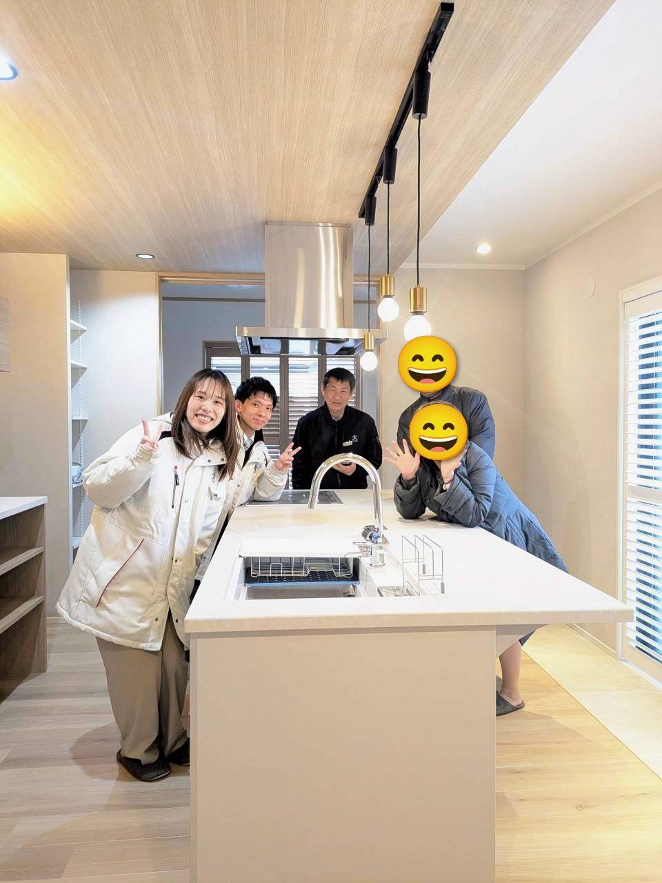 アイランドキッチン　リノベーション