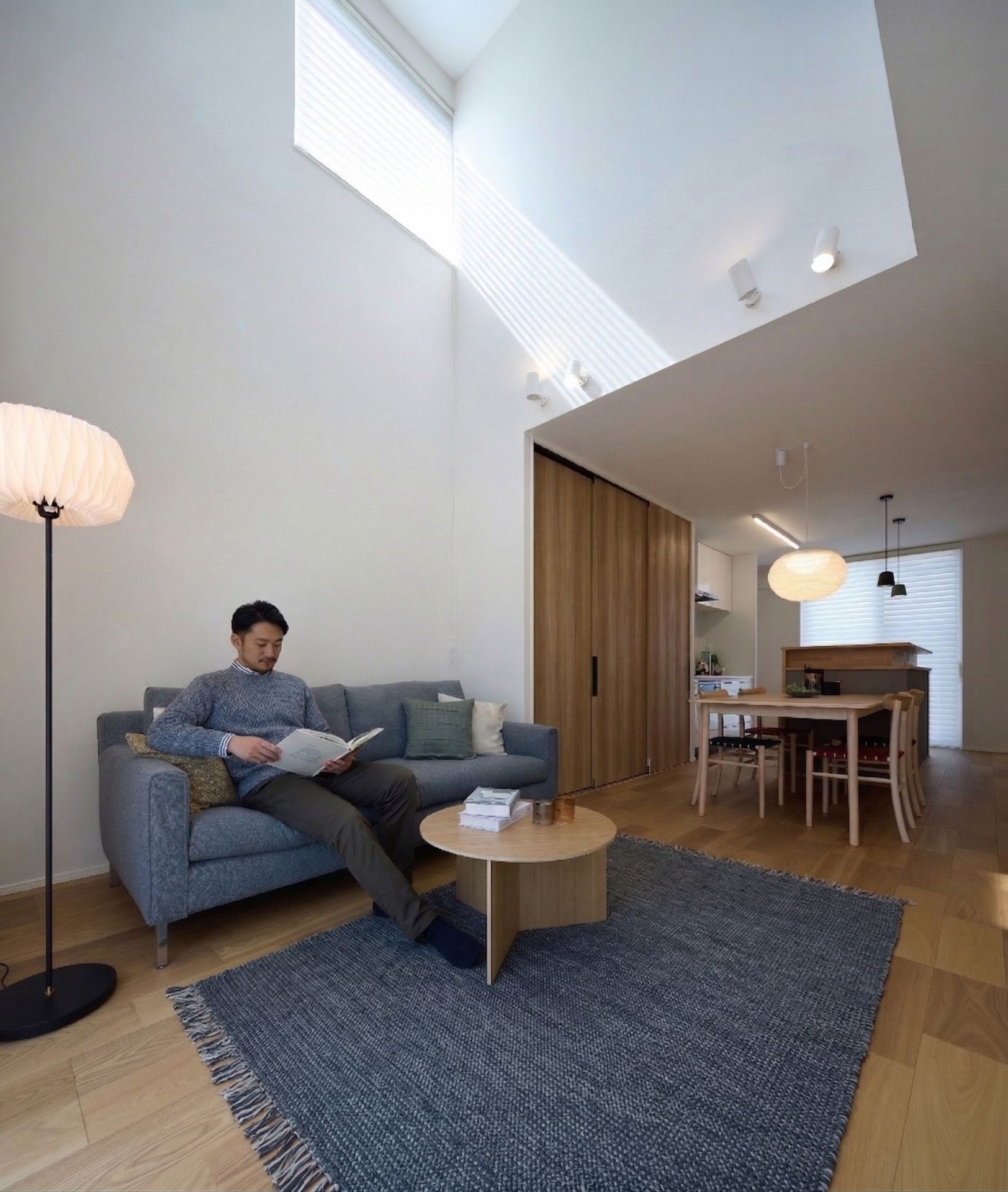 完成見学会吹き抜け